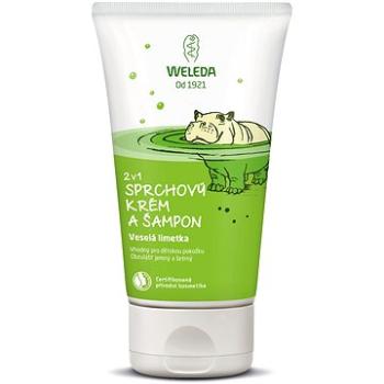 WELEDA Sprchový krém a šampón Veselá limetka 2 v 1 150 ml (4001638075107)
