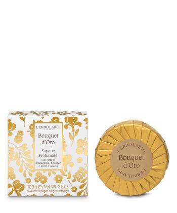 Bouquet d´ Oro tuhé mydlo L Erbolario 100 g