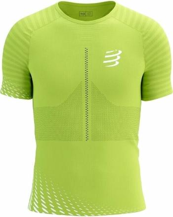 Compressport Racing SS Tshirt M Evening Primrose/White L