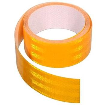 Samolepící páska reflexná 1 m × 5 cm žltá (01538)