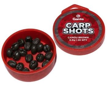 Garda bročky carp shots camou brown - 20 ks 0,9 g