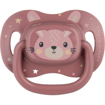 Canpol babies Cute Animals Soother 6-18m cumlík Pink 1 ks