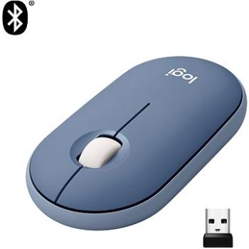 Logitech Pebble M350 Wireless Mouse, fialová (910-006753)