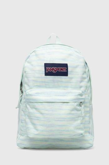 Ruksak Jansport tyrkysová farba, veľký, vzorovaný