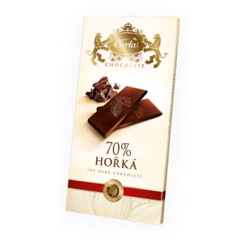 CARLA Horká čokoláda 70% 80 g