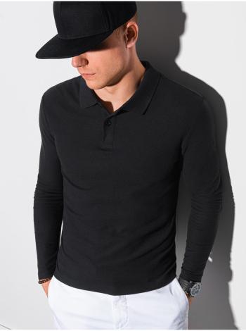 Chlapčenské tričko s dlhým rukávom a potlačou L132 – čierna - S