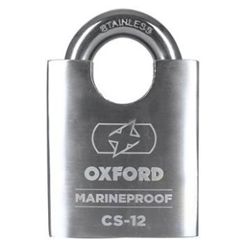 OXFORD Zámok U profil C-12 Marine Proof, (čierny/strieborný, priemer čapu 12 mm) (M005-132)