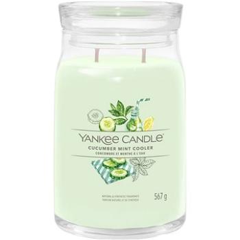 YANKEE CANDLE Signature sklo 2 knôty Cucumber Mint Cooler 567 g (5038581151106)