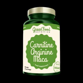 GREENFOOD NUTRITION Carnitín+Arginín+Maca 90 kapsúl