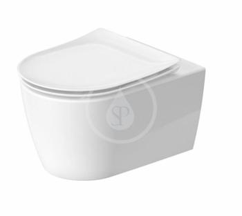 DURAVIT - Soleil by Starck Závesné WC s doskou SoftClose, Rimless, HygieneFlush, HygieneGlaze, biela 45910920A1