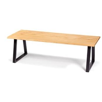 Jedálenský stôl SOFIA, dub masív 240 × 90 cm, podnož ETARA O