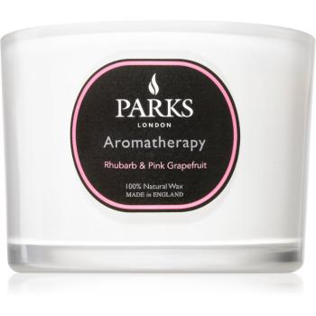 Parks London Aromatherapy Rhubarb & Pink Grapefruit vonná sviečka 350 g