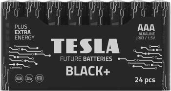 TESLA BATTERIES AAA BLACK+ 24 MULTIPACK (R03 / SHRINK 24 PCS)