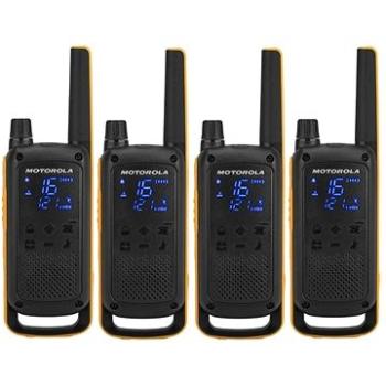 Motorola TLKR T82 Extreme, Quadpack, žltá/čierna (B8P00810YDEMAQ)