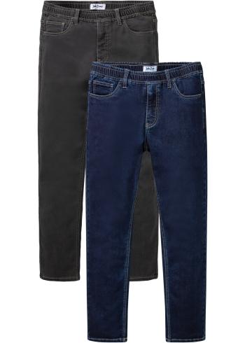 Termo voľné džínsy, Regular Fit, rovné (2 ks v balení)