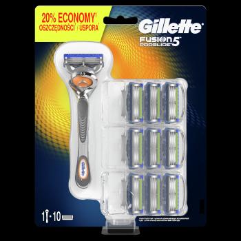 Gillette Fusion Proglide Strojček + 10 hlavíc