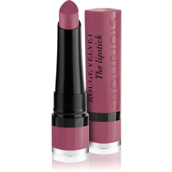 Bourjois Rouge Velvet The Lipstick matný rúž odtieň 19 Place De Roses 2,4 g