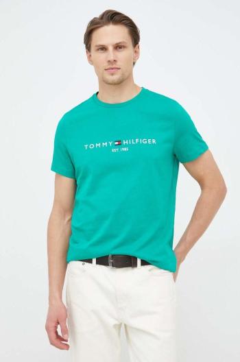 Bavlnené tričko Tommy Hilfiger s nášivkou
