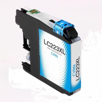 Brother LC-223XL azúrova (cyan) kompatibilna cartridge