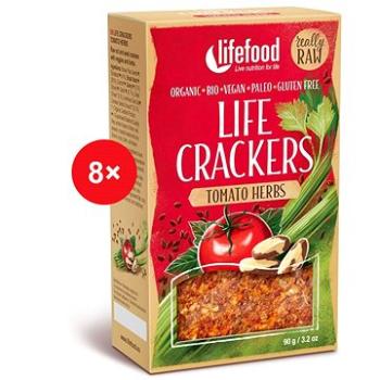 Lifefood CRACKERS - Rajčinové RAW BIO – 8 ks (1084)