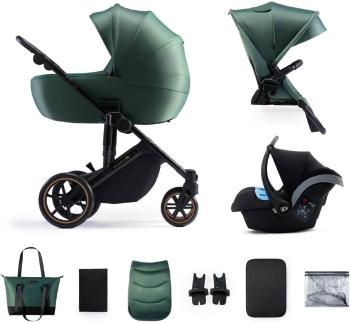 KINDERKRAFT SELECT Kočík kombinovaný 3v1 Prime 2 Dark Green, Premium