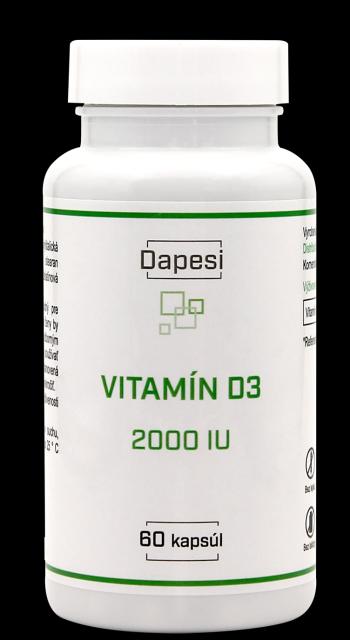 Dapesi Vitamín D3 2000 IU 60 kapsúl