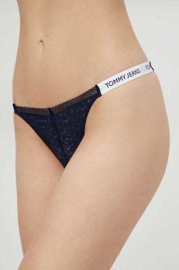 Tangá Tommy Jeans tmavomodrá farba,UW0UW05160