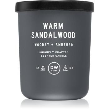 DW Home Warm Sandalwood vonná sviečka s dreveným knotom 434 g
