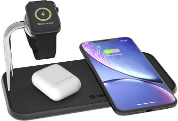 ZENS bezdrôtová indukčná nabíjačka 2000 mA Dual qi Apple-Watch ZEDC05B  Výstup Qi štandard čierna
