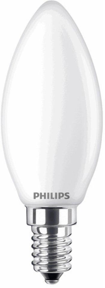 Philips 70639800 LED  En.trieda 2021 A ++ (A ++ - E) E14 sviečkový tvar 4.3 W = 40 W teplá biela (Ø x d) 35 mm x 97 mm