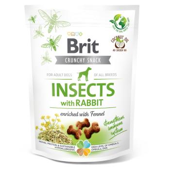 BRIT Care Crunchy Snack Insects with Rabbit maškrty pre psov 200 g