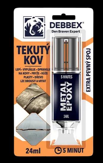 DEBBEX - Tekutý kov svetlá čierna 0,024 L