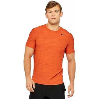 Nike  Tričká s krátkym rukávom Drifit  Oranžová