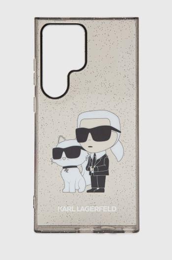 Puzdro na mobil Karl Lagerfeld S24 Ultra S928 čierna farba, KLHCS24LHNKCTGK,