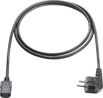 AS Schwabe 70871 napájací prepojovací kábel  čierna 2.00 m