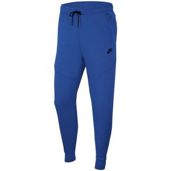 Nike  Nohavice Tech Fleece  Modrá