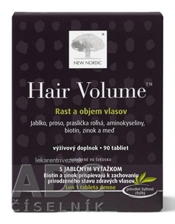 NEW NORDIC HAIR VOLUME tbl 1x90 ks