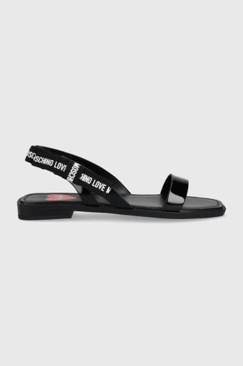 Sandále Love Moschino dámske, čierna farba,