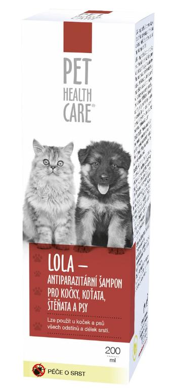 Pet Health Care LOLA Antiparazitárny šampón 200 ml