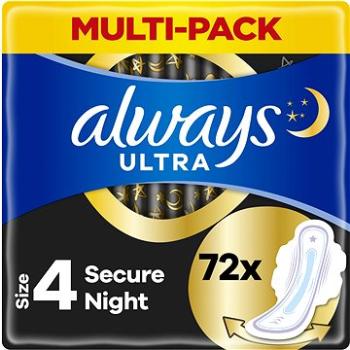 ALWAYS Ultra Secure Night s krídelkami 72 ks (8006540546222)
