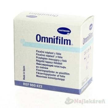 OMNIFILM hypoalergénna náplasť fixačná z transparentnej fólie (2,5cmx9,2m) 1ks