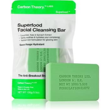 Carbon Theory Facial Cleansing Bar Superfood čistiace mydlo na tvár Green 100 g