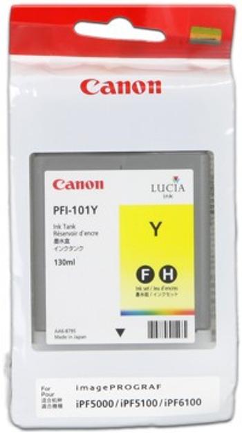 Canon PFI-101Y žltá (yellow) originálna cartridge