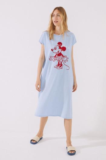 Pyžamová košeľa women'secret Mickey dámska, šedá farba,