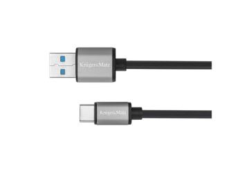 Kábel KRUGER & MATZ KM1244 USB/USB-C 1m Black