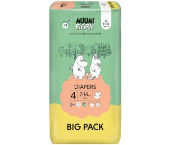 Muumi Baby 4 Maxi 7-14 kg, eko plienky 69 ks