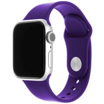 FIXED Silicone Strap SET pre Apple Watch 38/40/41mm tmavo fialový (FIXSST-436-DRPU)