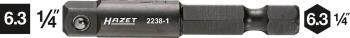 Hazet  2238-1 spojovací nástavec   Pohon (skrutkovač) 1/4" (6,3 mm) Typ zakončenia 1/4" (6,3 mm) 50 mm 1 ks