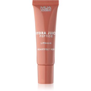 MUA Makeup Academy Hydra-Juice Peptide hydratačný balzam na pery pre lesk vône Heartfelt Hun (Honey) 10 ml