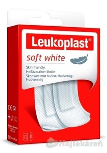 LEUKOPLAST SOFT WHITE náplasť na rany, 2 veľkosti, 20ks